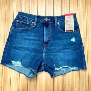 LEVI’S Shorts Jeans Womens Size 29 Blue High‎ Rise Denim
